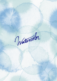 Watercolor -Blue -
