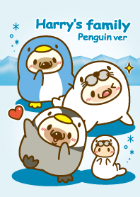 Hedgehog Harry's family -Penguin ver-