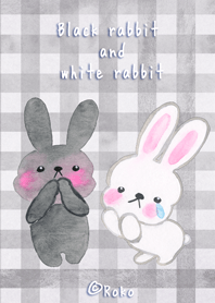 The Black rabbit and white rabbit