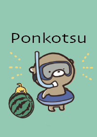 Mint Green : Sedikit aktif, Ponkotsu