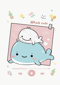 whale cute minimal
