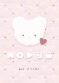 もこもこ & くま ♥ ダイヤグリッド F-08