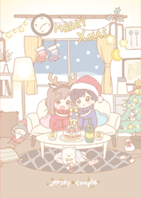 Jersey couple -Christmas-
