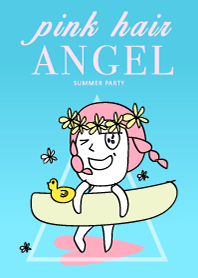 pink hair ANGEL - SUMMER PARTY