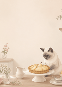 Silver Siamese Pear Tart Kitchen