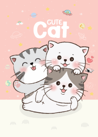 แมวน้อยน่ารักแก๊งค์ : สีชมพู