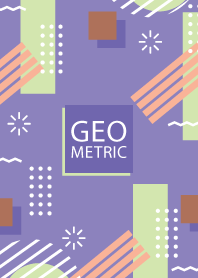 Geometric Cold Purple