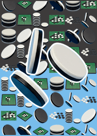 reversi Blue Black