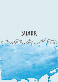 Blue : Shark & Wave Theme