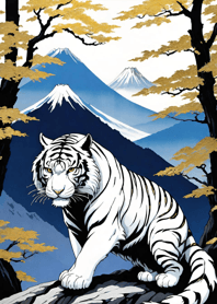 Mountain, Sea, and Moonlit Night 81118A