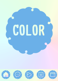 blue color rainbow  G16