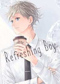 Refreshing boy.