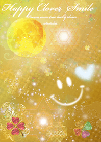 Happy Clover Smile Moon