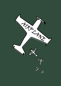飛機 x 軍綠