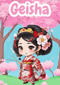 Geisha and Sakura