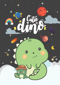 Dino Galaxy Baby Black