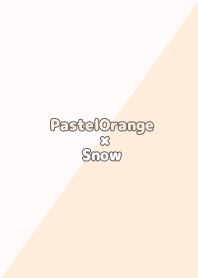 PastelOrange-Snow-TKCJ