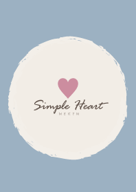 Simple Heart Blue. MEKYM 22