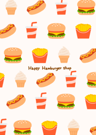 Happy Hamburger shop Theme