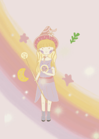 Purple little witch
