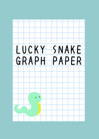 LUCKY SNAKE GRAPH PAPERj-DUSTY MINTGREEN