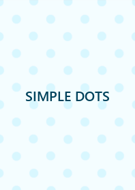 SIMPLE DOTS -pale blue-