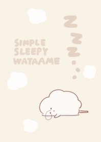 simple sleepy cotton candy beige.