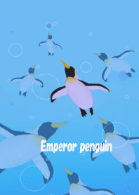 泳ぐペンギン達