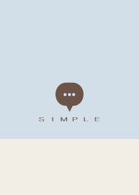 シンプル（beige blue)V.1501