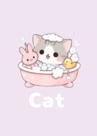 柔軟貓咪主題3 Purple 03