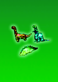 Galaxy dinosaur green