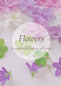 Surrounded by pleasant flowers14.