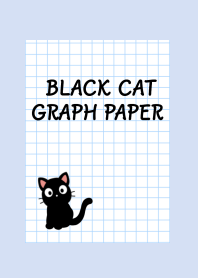 BLACK CAT GRAPH PAPER-BLUE GRAYj