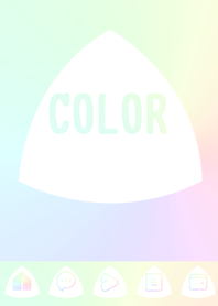 blue color rainbow  L17