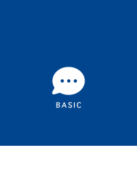 Simple&Basic/ White&Blue Base