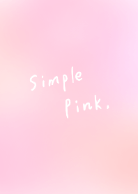 simple watercolor pink
