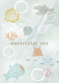 beige Watercolor sea 05_2
