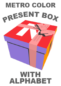 METRO COLOR PRESENT BOX (N)