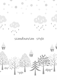 Nordic calm and gentle forest.