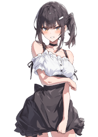 她一臉嫌棄的瞪著你 8