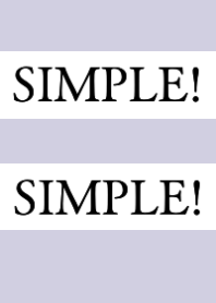 SIMPLE!SIMPLE!j-BEIGE PURPLE