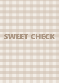 SWEET CHECK -mocabrown-