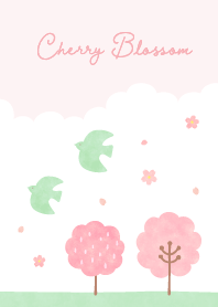 น่ารัก♡ดอกซากุระ　สีชมพู