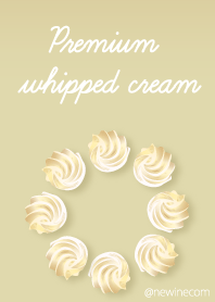 Premium whipped cream