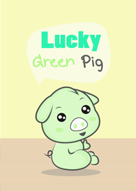 Lucky Green Pig