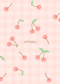 Cherry plaid pattern19 from Japan
