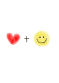Crayon & Heart + Smile