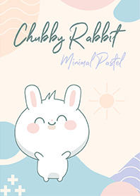 Chubby Rabbit _Minimal Pastel