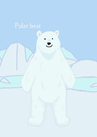 Adult cool polar bear
