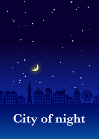 夜の街(紺)
